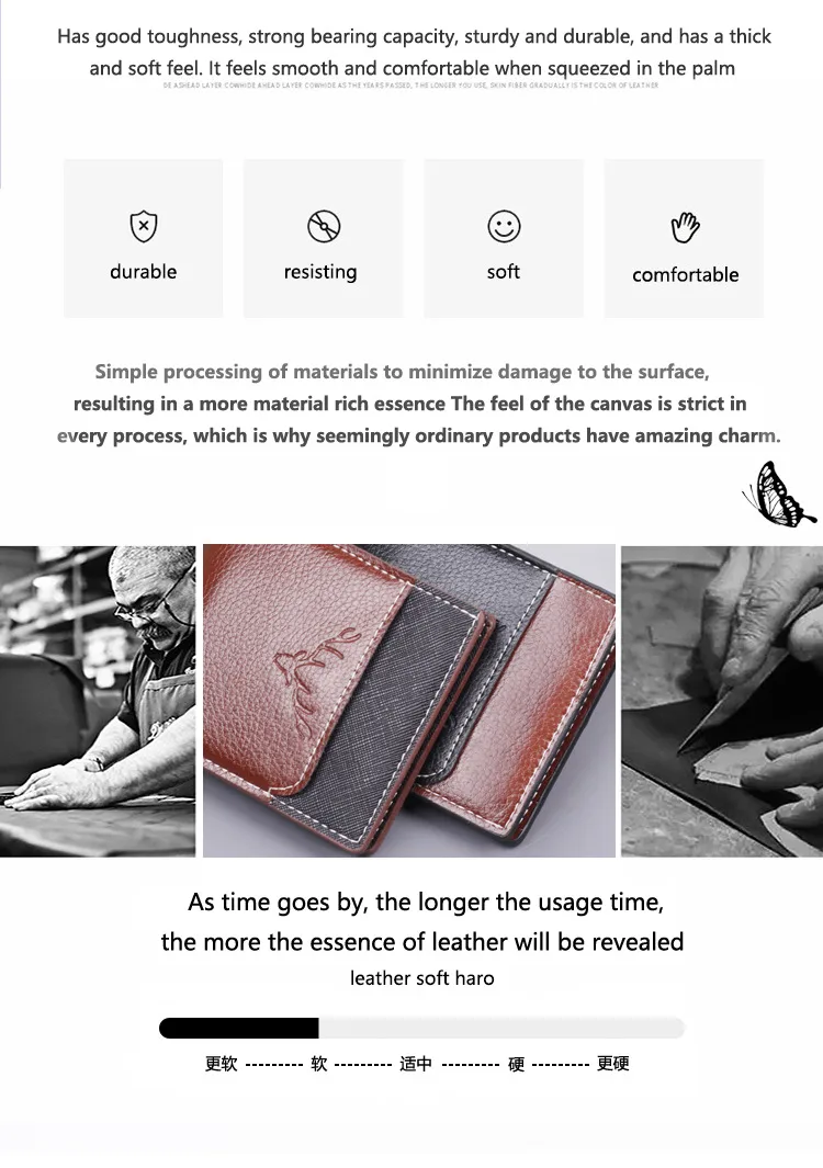 Wallet Men's Short Men's Ultra-thin Wallet New  Casual Men's Wallet Card Bag Integrated In Stock Wholesale display picture 2