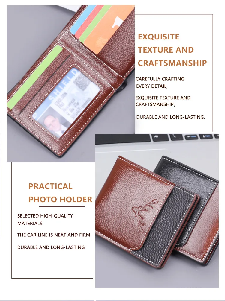 Wallet Men's Short Men's Ultra-thin Wallet New  Casual Men's Wallet Card Bag Integrated In Stock Wholesale display picture 17