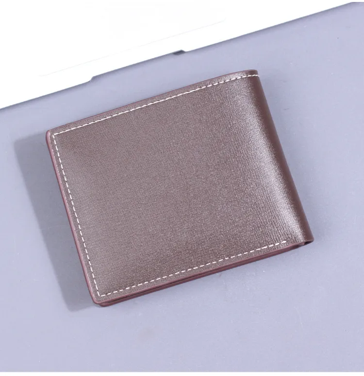 Men's Wallet Men's Card Holder One-piece Short Wallet Men's Wallet Men's 20% Folding Wallet Man  Wallet display picture 11