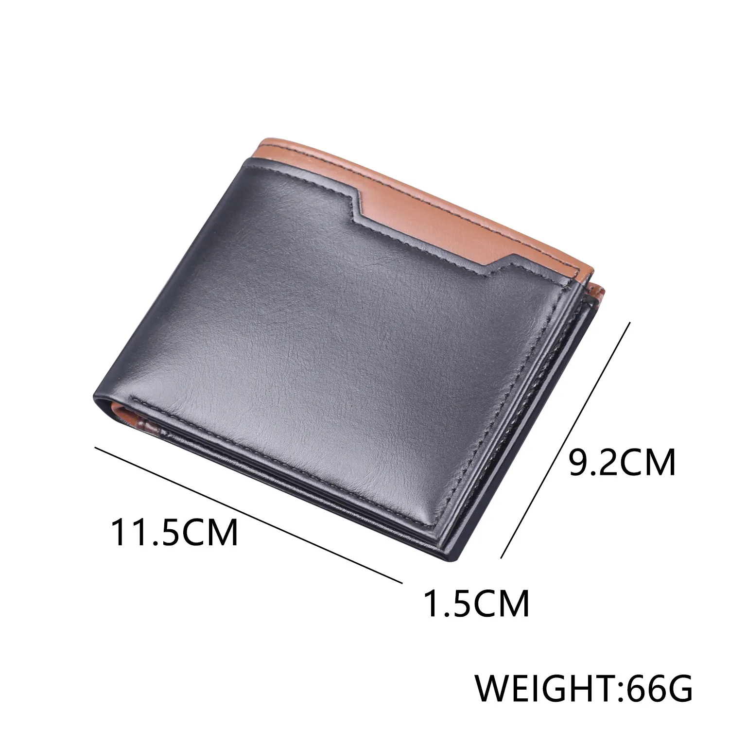 Short Men's Wallet Men's Card Holder New Men's College Students 9 Card Wallet Card Holder Simple Wholesale display picture 21
