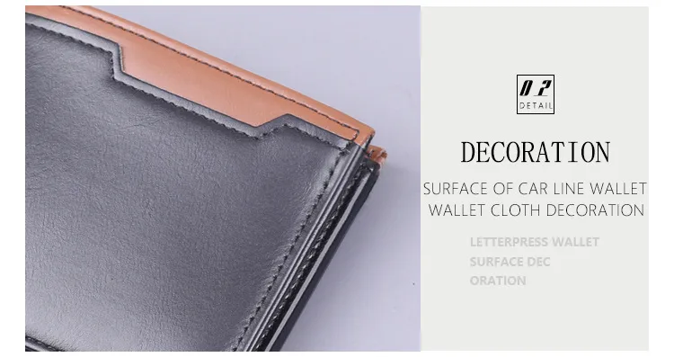 Short Men's Wallet Men's Card Holder New Men's College Students 9 Card Wallet Card Holder Simple Wholesale display picture 17