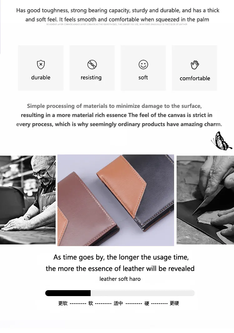 Wallet Men's High-end Sense Men's Short Wallet Men's Wallet 9-Card  Card Holder Wallet Multi-Card Holder display picture 2