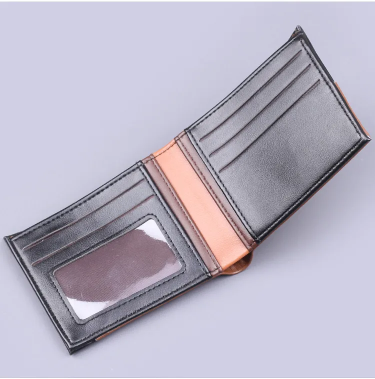 Wallet Men's High-end Sense Men's Short Wallet Men's Wallet 9-Card  Card Holder Wallet Multi-Card Holder display picture 11