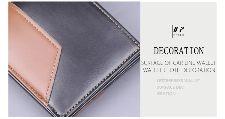 Wallet Men's High-end Sense Men's Short Wallet Men's Wallet 9-Card  Card Holder Wallet Multi-Card Holder display picture 16