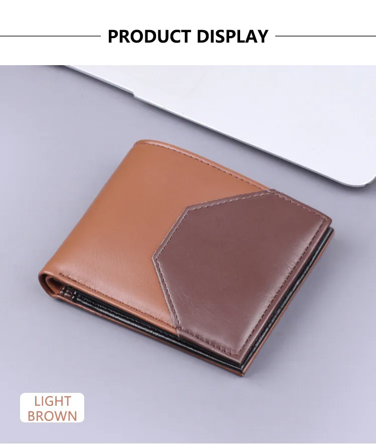 Men's Wallet Men's Short Wallet Card Holder Two-in-One Men's Wallet  New Men's Multi-Card Holder Wallet display picture 7