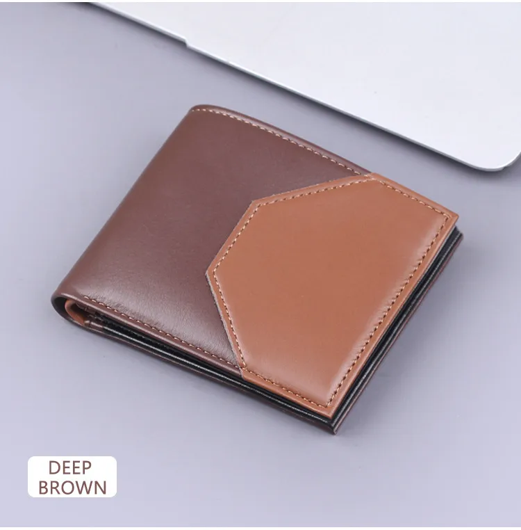 Men's Wallet Men's Short Wallet Card Holder Two-in-One Men's Wallet  New Men's Multi-Card Holder Wallet display picture 8