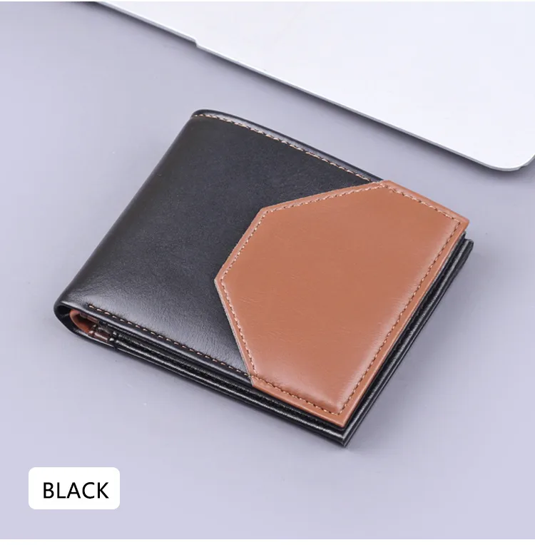 Men's Wallet Men's Short Wallet Card Holder Two-in-One Men's Wallet  New Men's Multi-Card Holder Wallet display picture 9