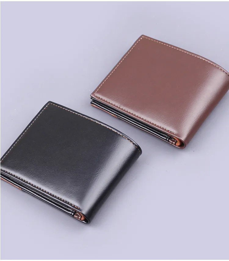 Men's Wallet Men's Short Wallet Card Holder Two-in-One Men's Wallet  New Men's Multi-Card Holder Wallet display picture 14