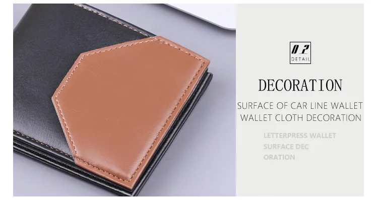 Men's Wallet Men's Short Wallet Card Holder Two-in-One Men's Wallet  New Men's Multi-Card Holder Wallet display picture 16
