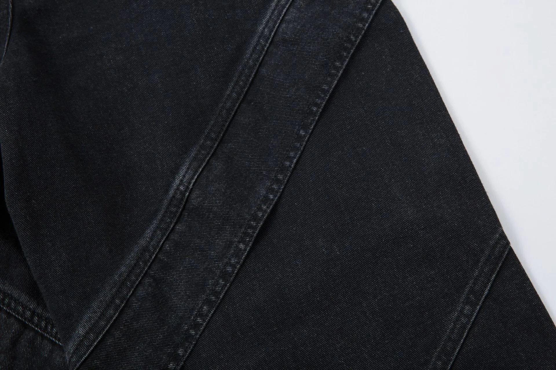 Men's American Street Style Mecha Heavy-Duty Workwear Jeans High Street Ro Style Washed Loose Wide-Leg Pants display picture 14