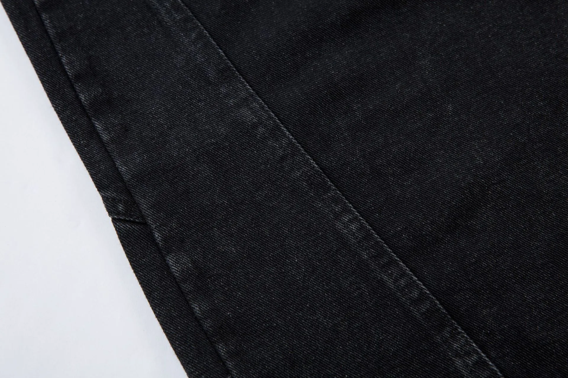Men's American Street Style Mecha Heavy-Duty Workwear Jeans High Street Ro Style Washed Loose Wide-Leg Pants display picture 17