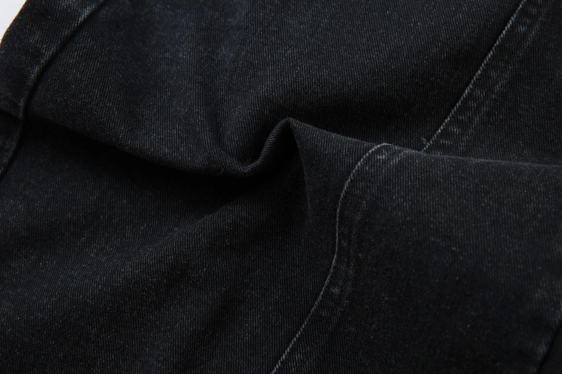 Men's American Street Style Mecha Heavy-Duty Workwear Jeans High Street Ro Style Washed Loose Wide-Leg Pants display picture 21