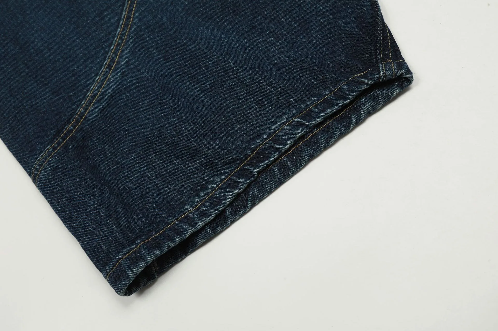 Jiayiku Men's  American High Street Retro Washed Jeans Loose Vibe Scimitar Wide Leg Pants For Men And Women display picture 13