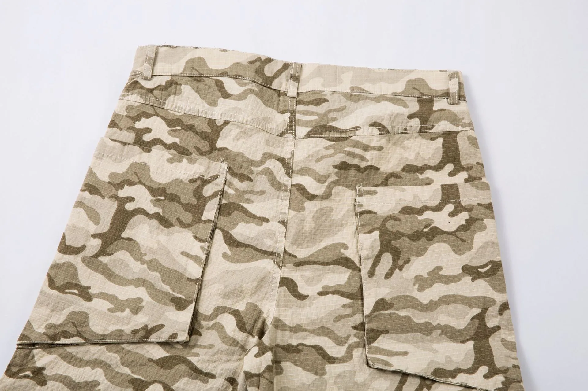 Jiayiku Fashion Brand American Street Functional Camouflage Overalls Men's Loose Wide Leg Pants Outdoor Casual Long Pants display picture 7
