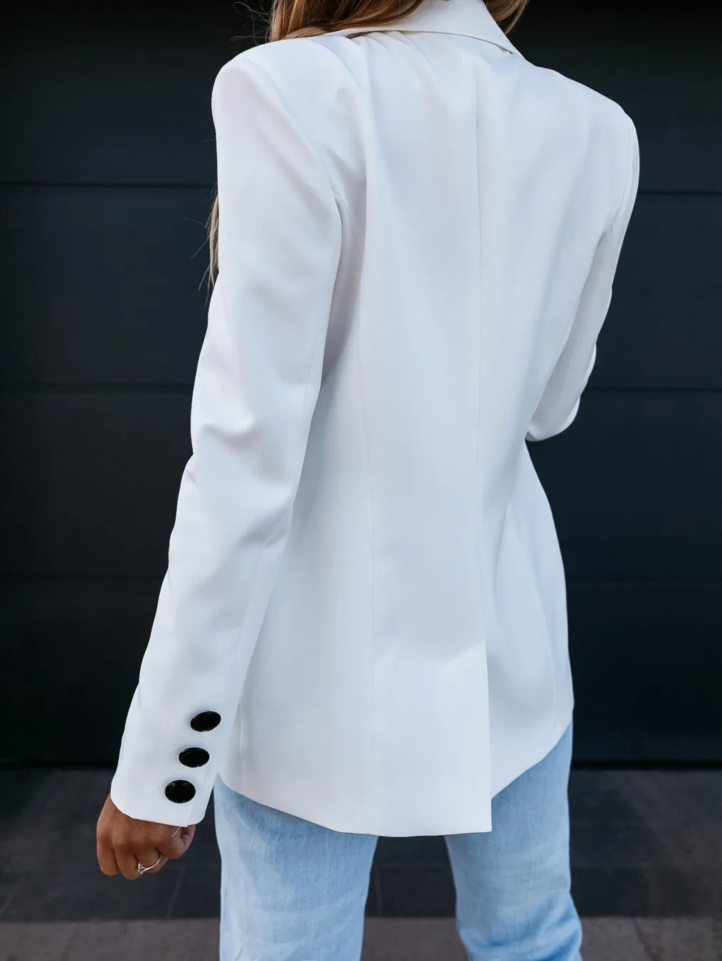 Spring Women's New  Designed   Long Sleeve Solid Color Button Suit Women's Jacket Cardigan display picture 6