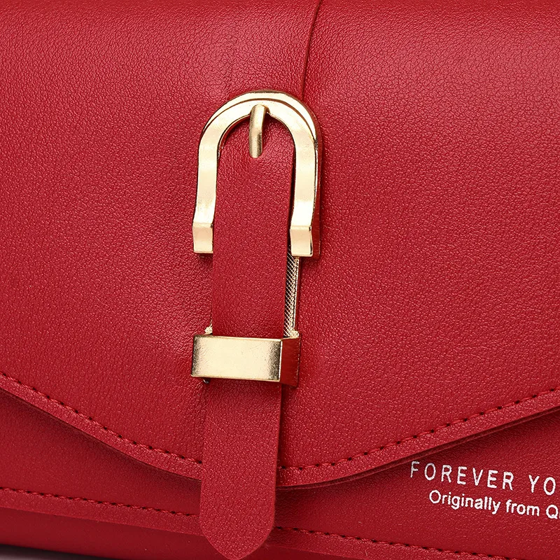 New Style Mobile Phone Bag Women's Fashionable Shoulder Crossbody Small Bag Cover Magnetic Buckle Multi-Layer Advanced Texture Mini Mobile Phone Bag display picture 9