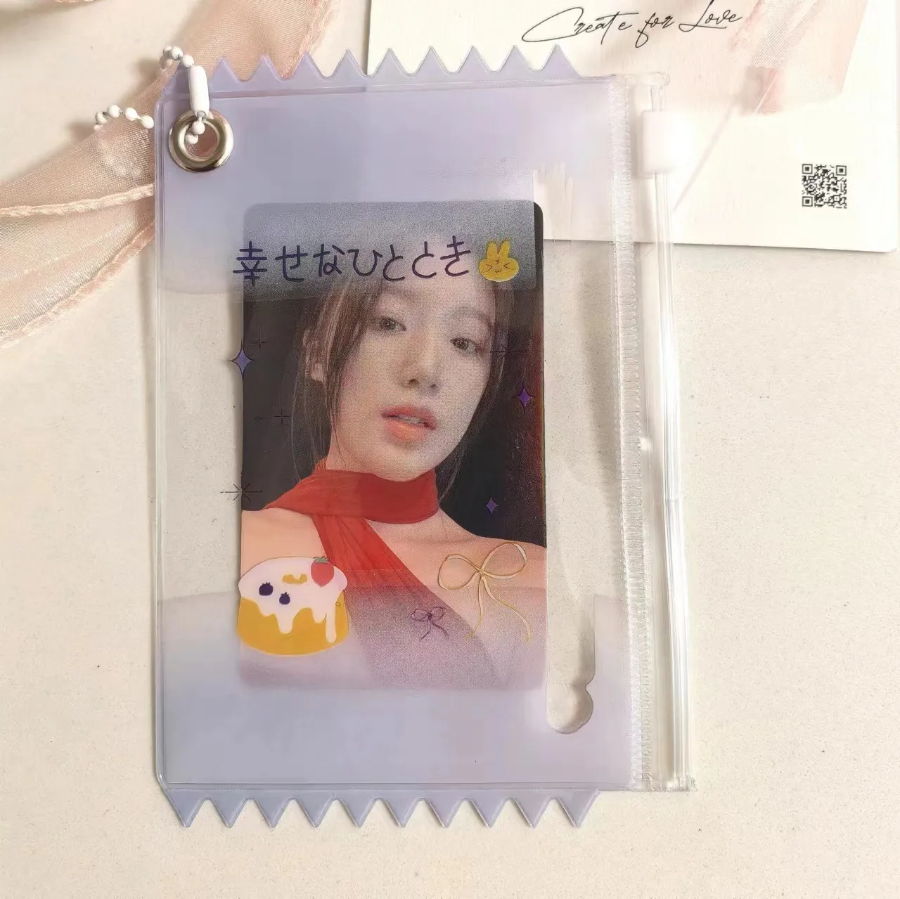Wholesale Supply Of New Beverage Candy Bag Card Holder Photo Card Pendant Card Holder 3 Inch Small Card Storage display picture 10