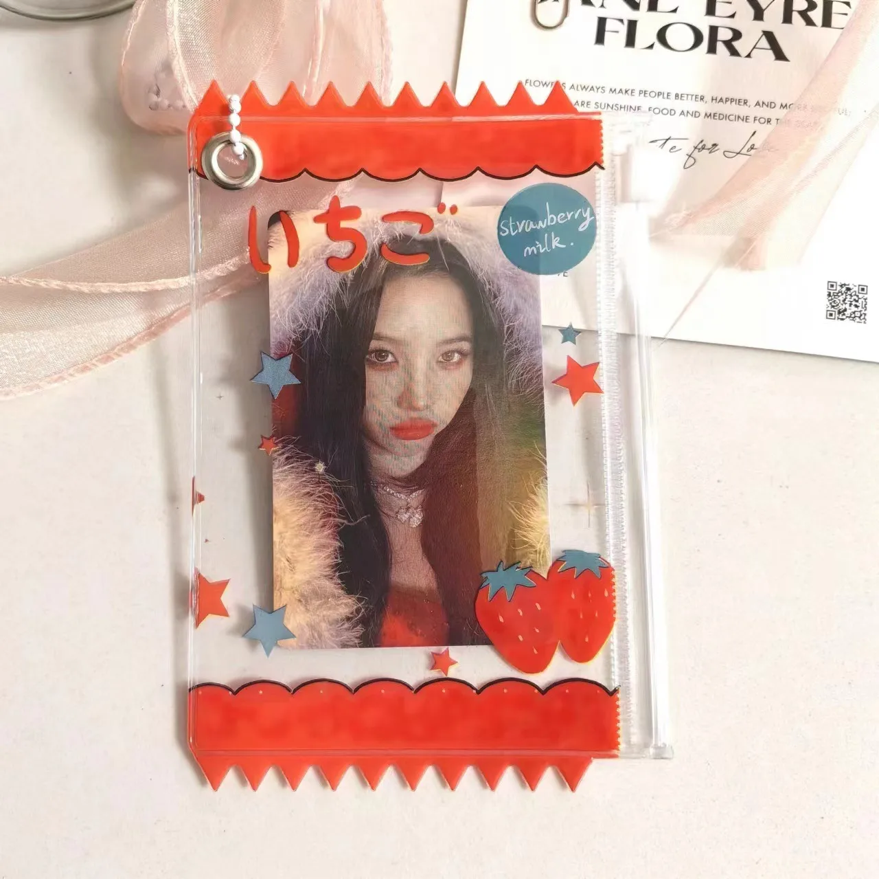 Wholesale Supply Of New Beverage Candy Bag Card Holder Photo Card Pendant Card Holder 3 Inch Small Card Storage display picture 12
