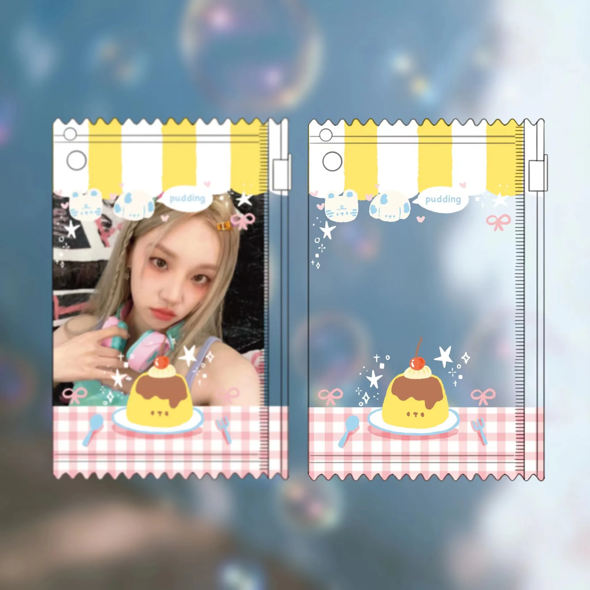 Wholesale Supply Of New Beverage Candy Bag Card Holder Photo Card Pendant Card Holder 3 Inch Small Card Storage display picture 14