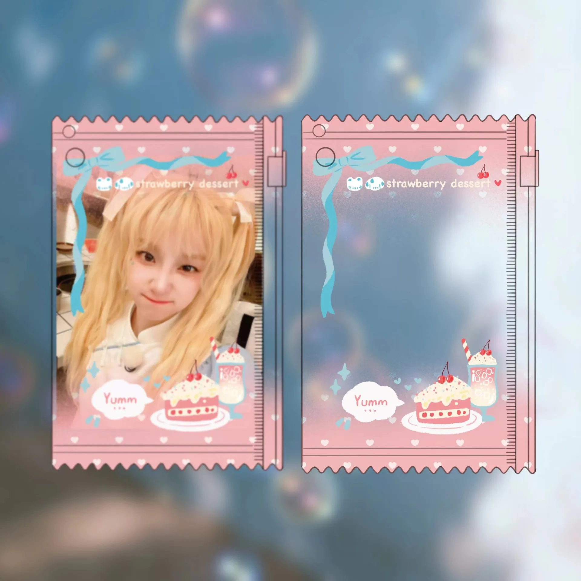 Wholesale Supply Of New Beverage Candy Bag Card Holder Photo Card Pendant Card Holder 3 Inch Small Card Storage display picture 15