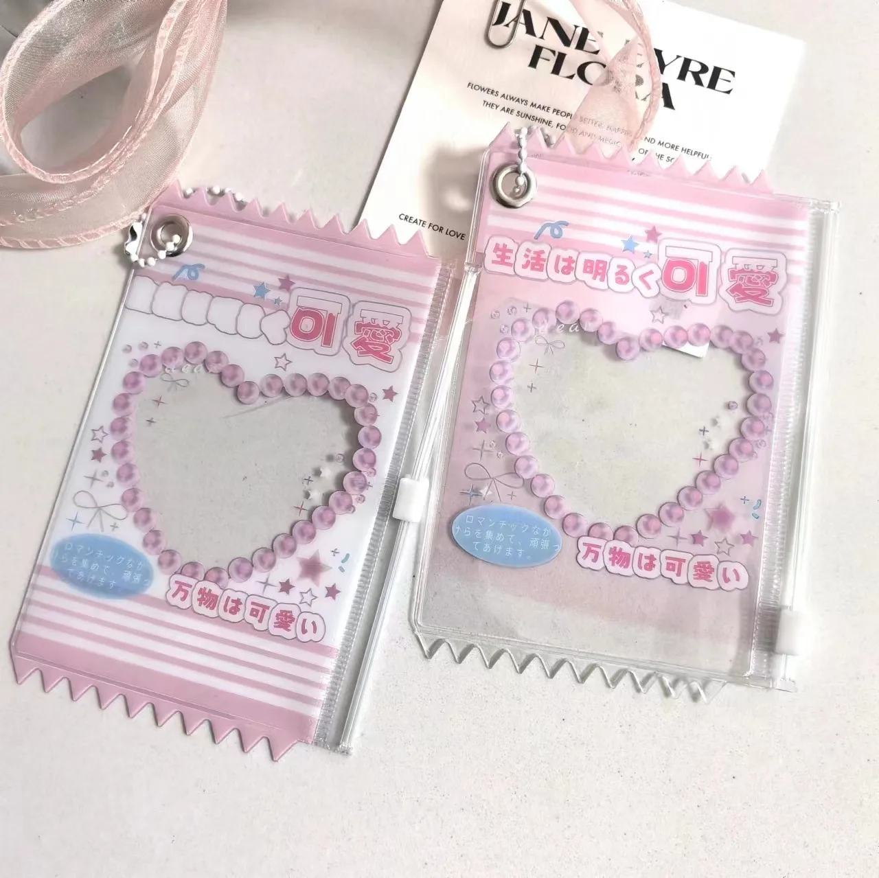 Wholesale Supply Of New Beverage Candy Bag Card Holder Photo Card Pendant Card Holder 3 Inch Small Card Storage display picture 20