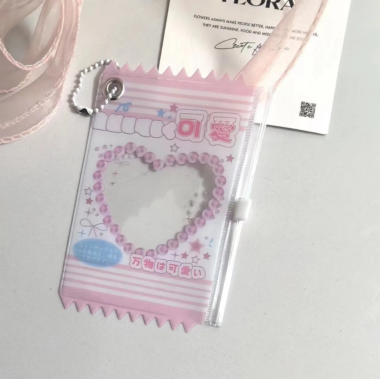 Wholesale Supply Of New Beverage Candy Bag Card Holder Photo Card Pendant Card Holder 3 Inch Small Card Storage display picture 21