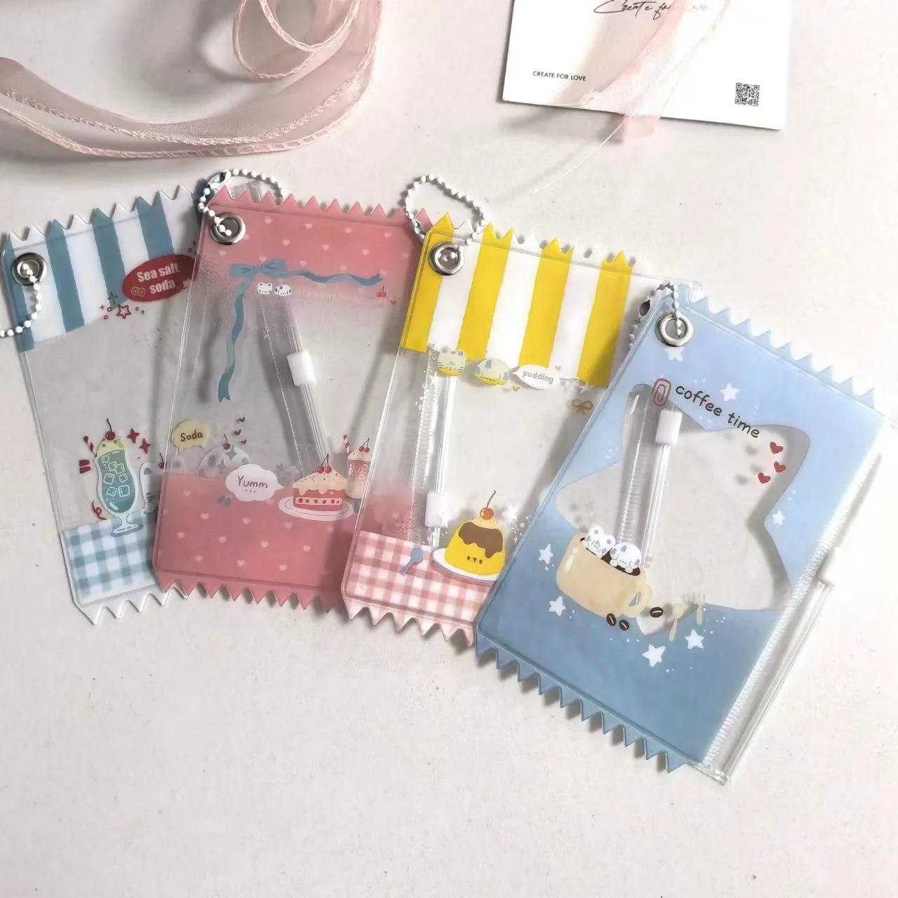 Wholesale Supply Of New Beverage Candy Bag Card Holder Photo Card Pendant Card Holder 3 Inch Small Card Storage display picture 24