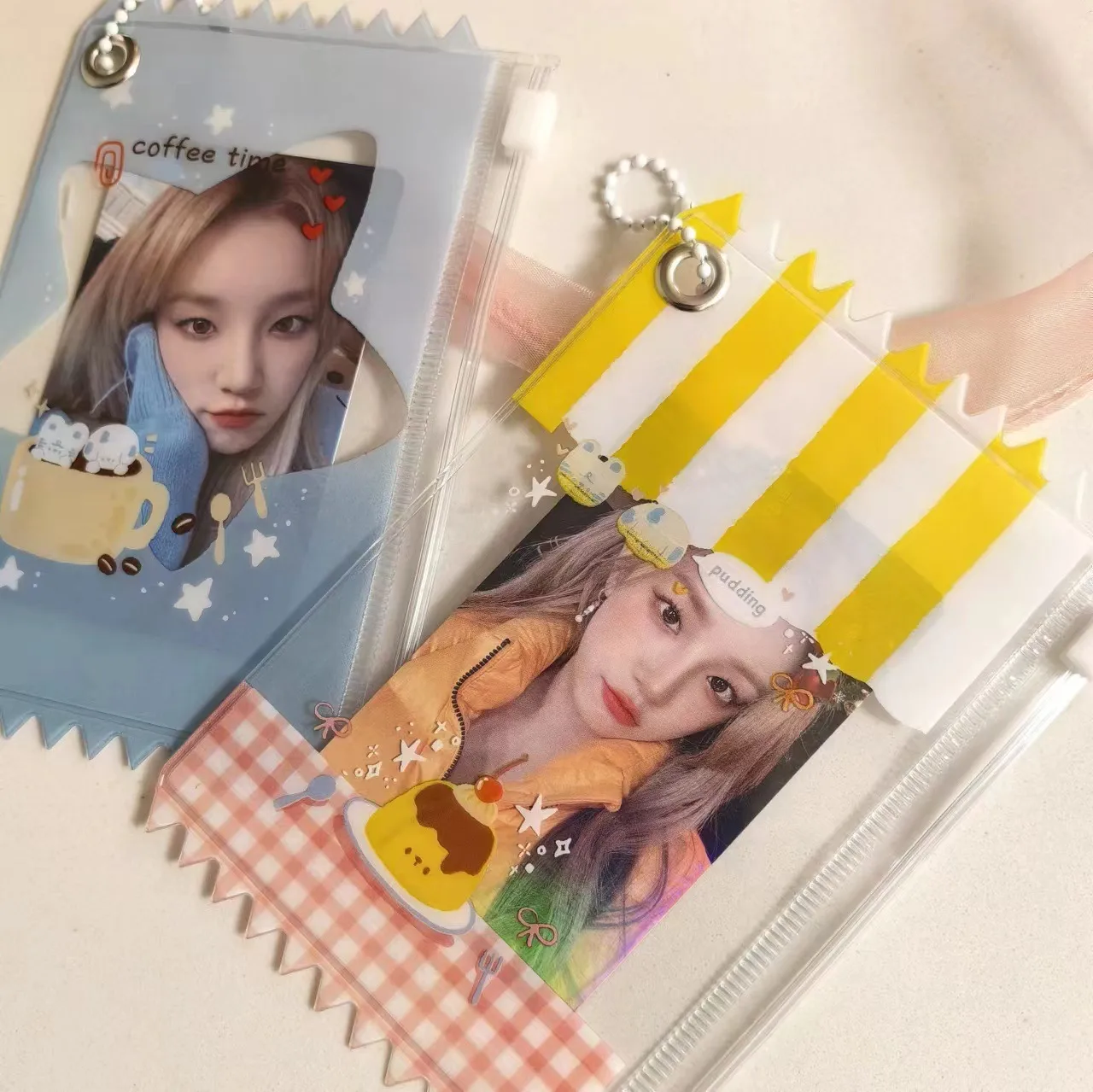 Wholesale Supply Of New Beverage Candy Bag Card Holder Photo Card Pendant Card Holder 3 Inch Small Card Storage display picture 32