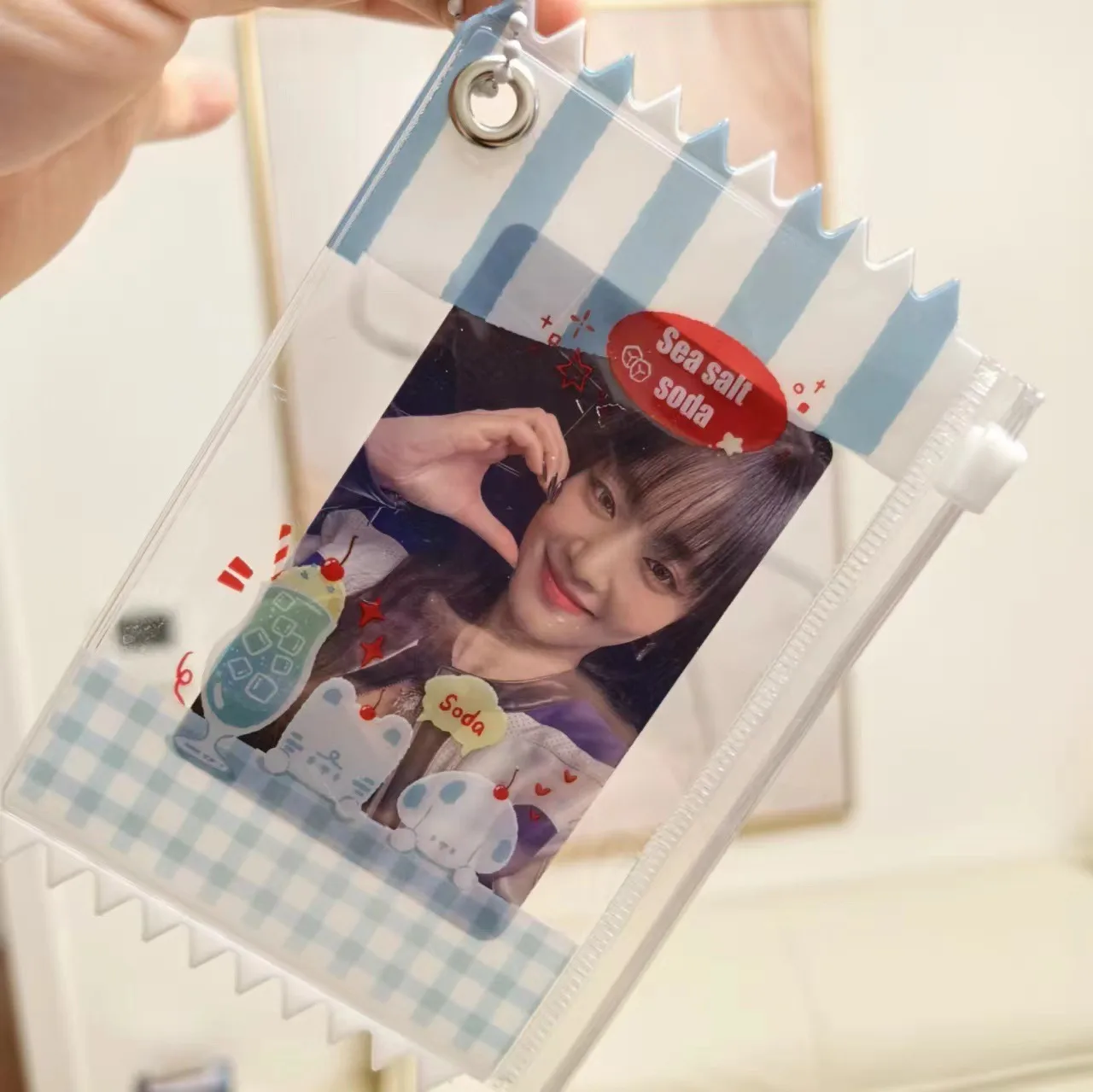 Wholesale Supply Of New Beverage Candy Bag Card Holder Photo Card Pendant Card Holder 3 Inch Small Card Storage display picture 36