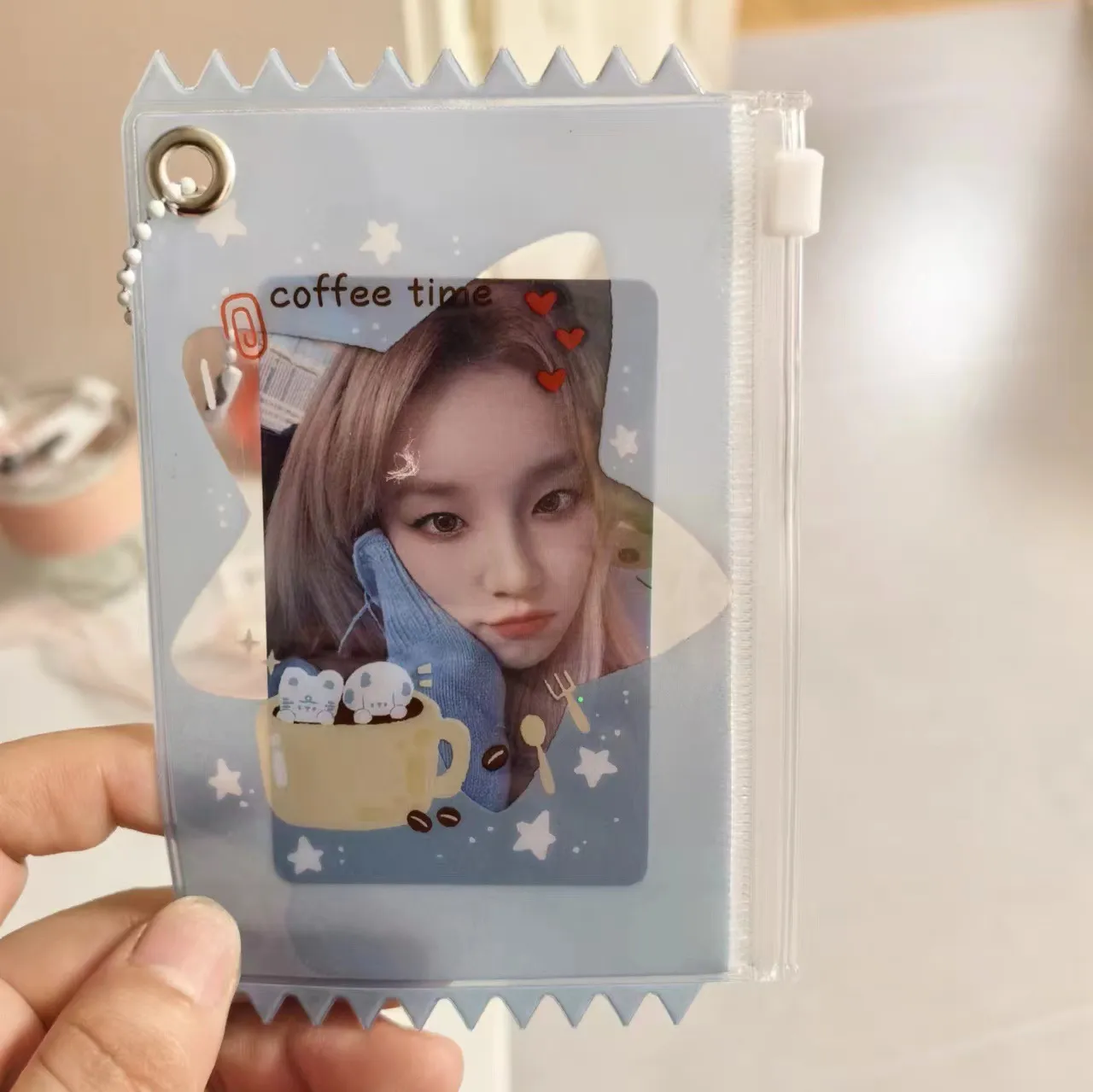 Wholesale Supply Of New Beverage Candy Bag Card Holder Photo Card Pendant Card Holder 3 Inch Small Card Storage display picture 37