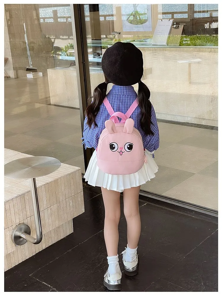 Kid'S Nylon Animal Cartoon Cute Square Zipper Functional Backpack display picture 10