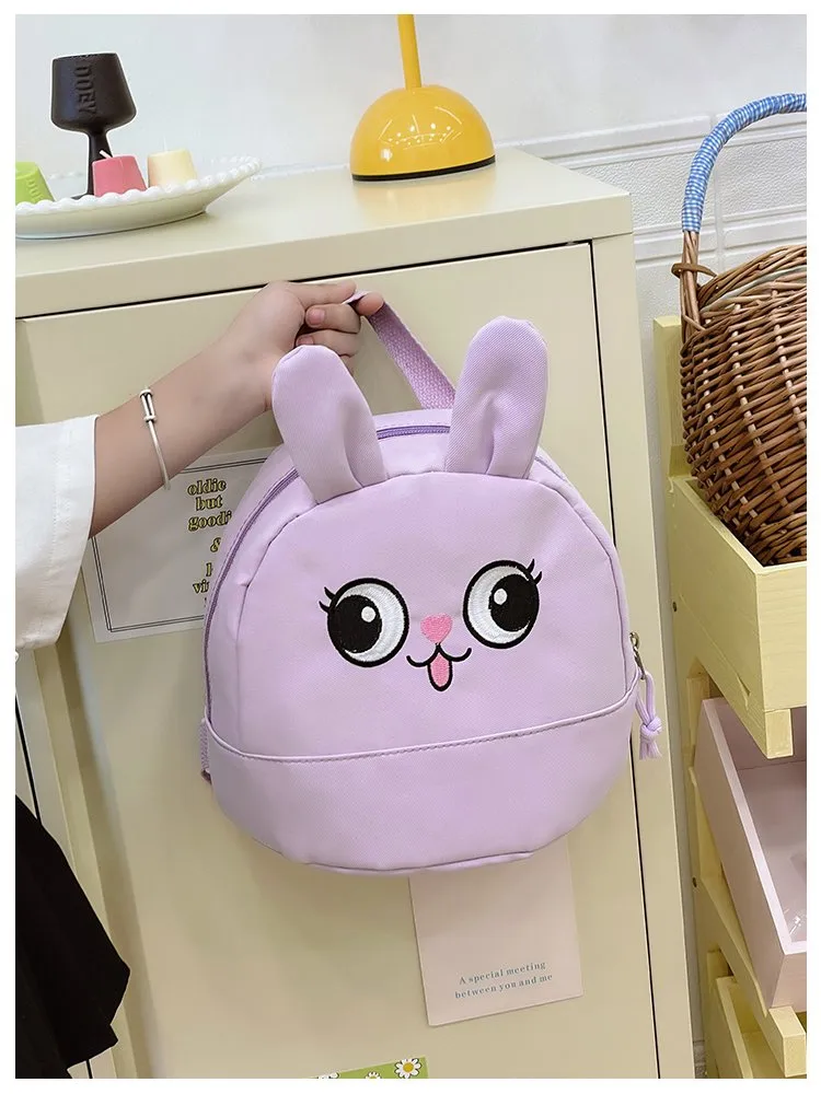 Kid'S Nylon Animal Cartoon Cute Square Zipper Functional Backpack display picture 7