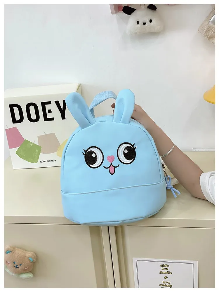 Kid'S Nylon Animal Cartoon Cute Square Zipper Functional Backpack display picture 5