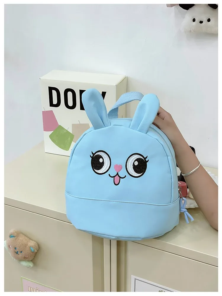 Kid'S Nylon Animal Cartoon Cute Square Zipper Functional Backpack display picture 4