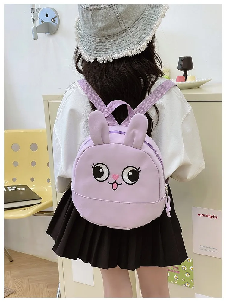 Kid'S Nylon Animal Cartoon Cute Square Zipper Functional Backpack display picture 21
