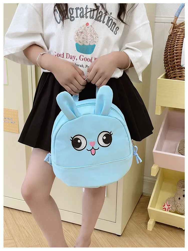 Kid'S Nylon Animal Cartoon Cute Square Zipper Functional Backpack display picture 26