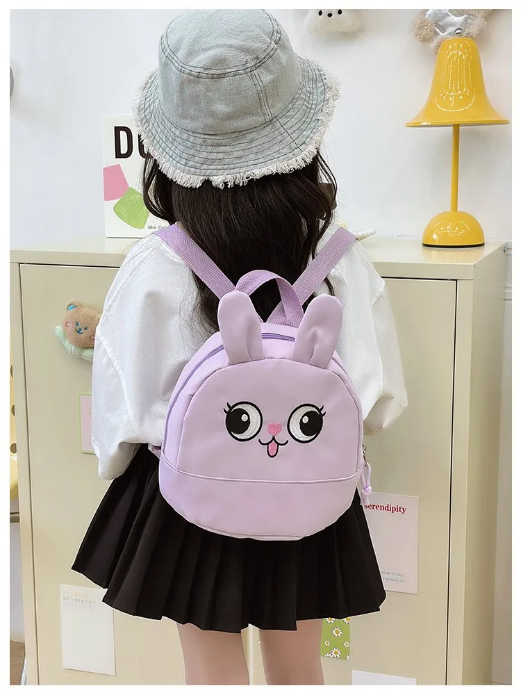 Kid'S Nylon Animal Cartoon Cute Square Zipper Functional Backpack display picture 17