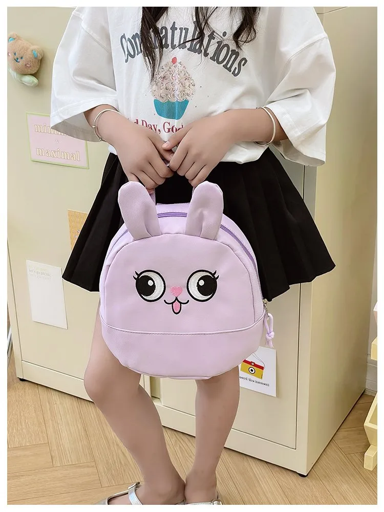 Kid'S Nylon Animal Cartoon Cute Square Zipper Functional Backpack display picture 25