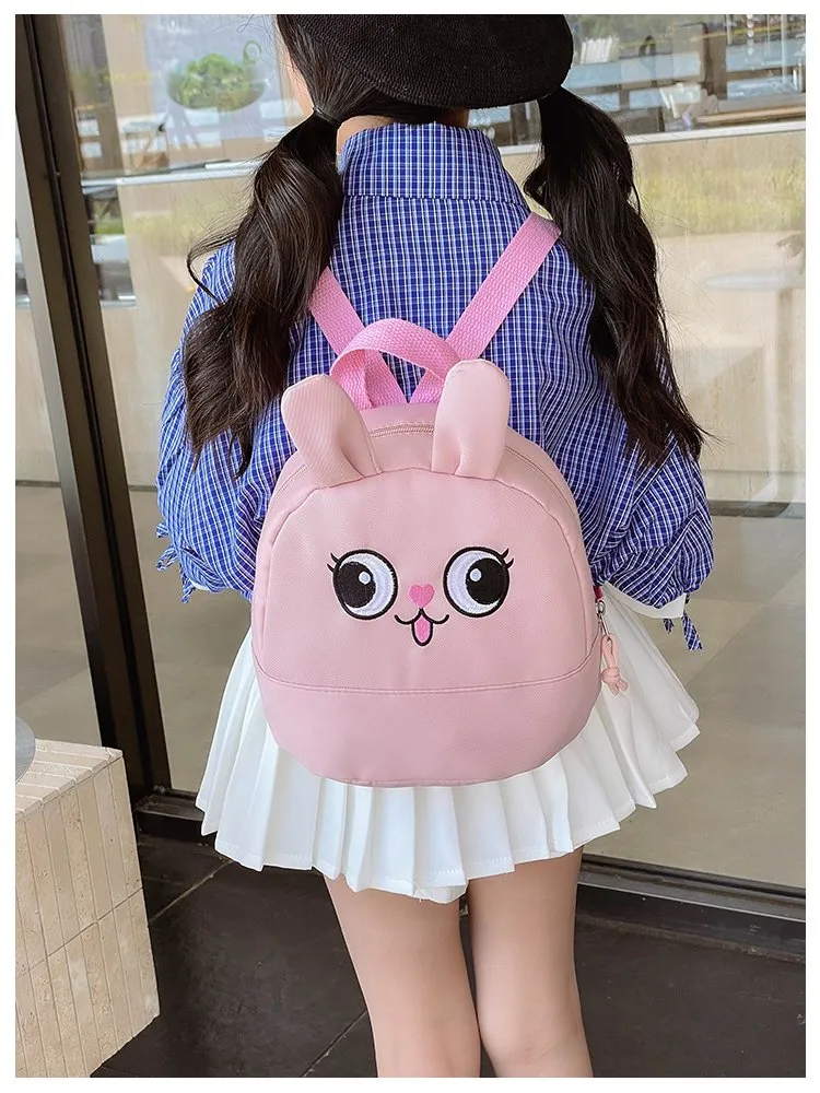 Kid'S Nylon Animal Cartoon Cute Square Zipper Functional Backpack display picture 24