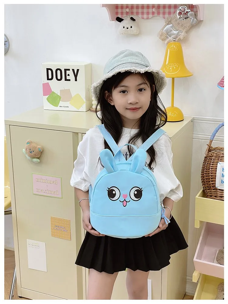 Kid'S Nylon Animal Cartoon Cute Square Zipper Functional Backpack display picture 20