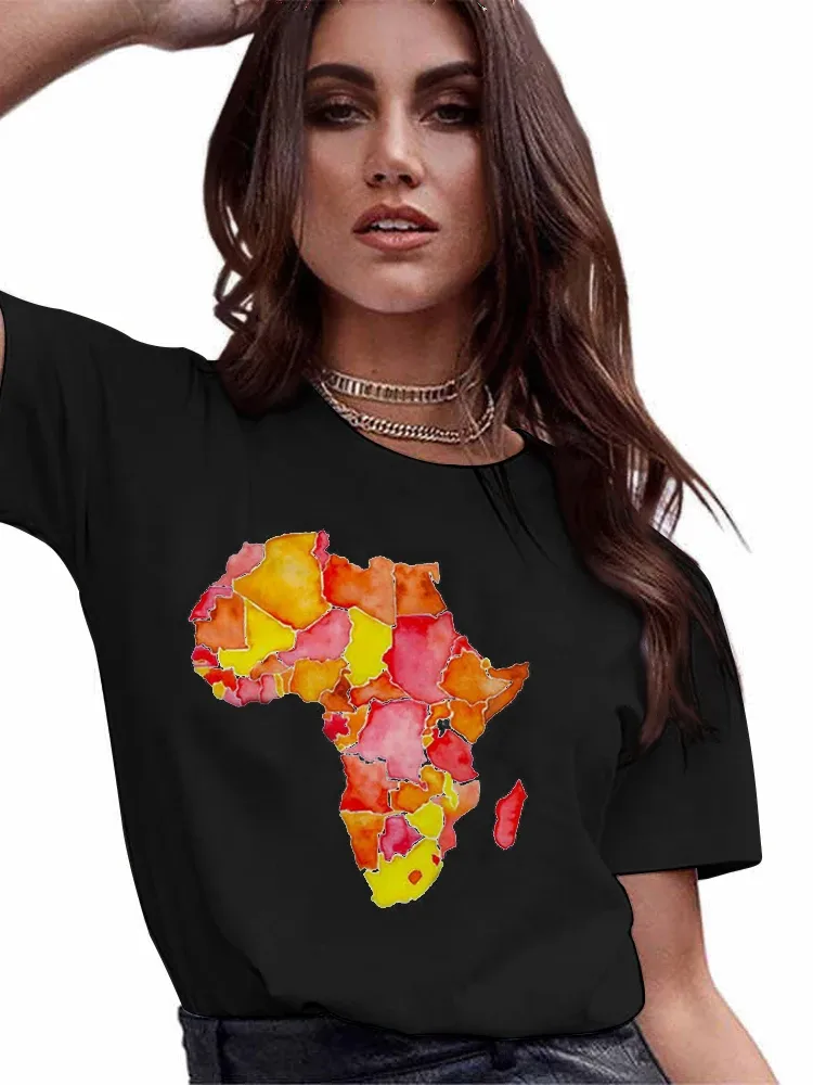 Women's T-shirt Short Sleeve T-Shirts Simple Style Classic Style Printing display picture 1