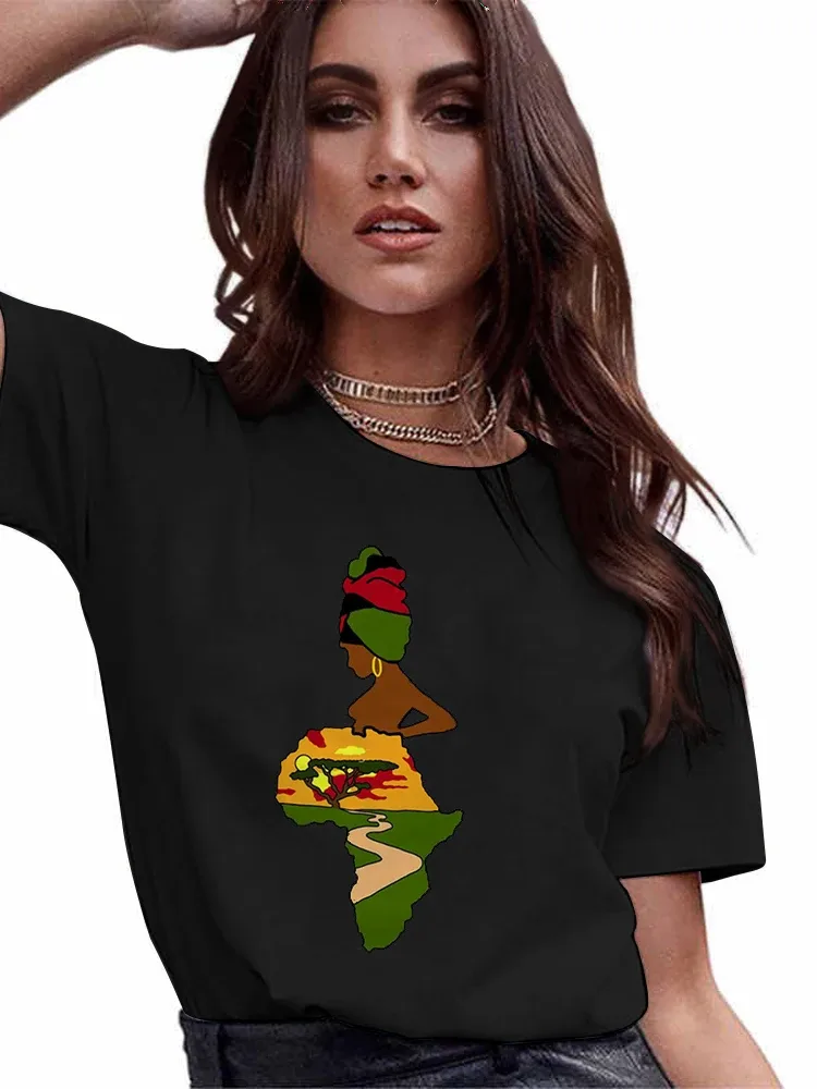 Women's T-shirt Short Sleeve T-Shirts Simple Style Classic Style Printing display picture 4