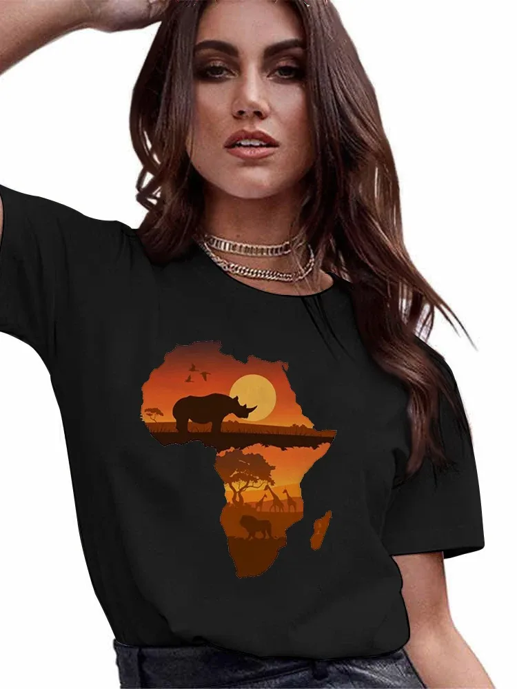 Women's T-shirt Short Sleeve T-Shirts Simple Style Classic Style Printing display picture 5