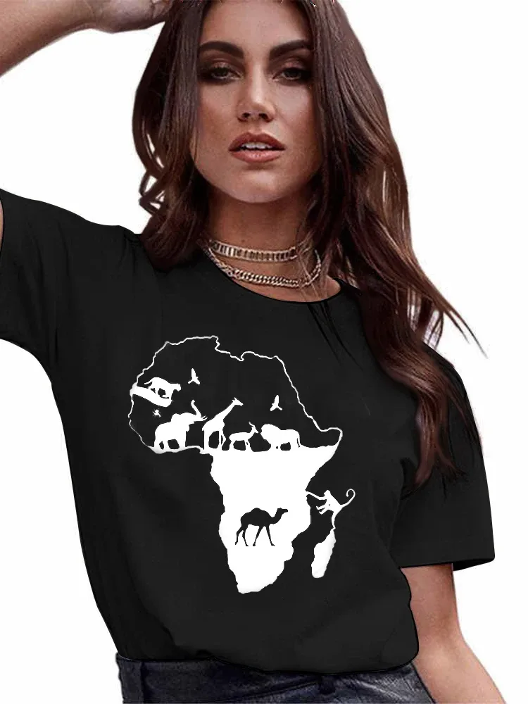 Women's T-shirt Short Sleeve T-Shirts Simple Style Classic Style Printing display picture 8