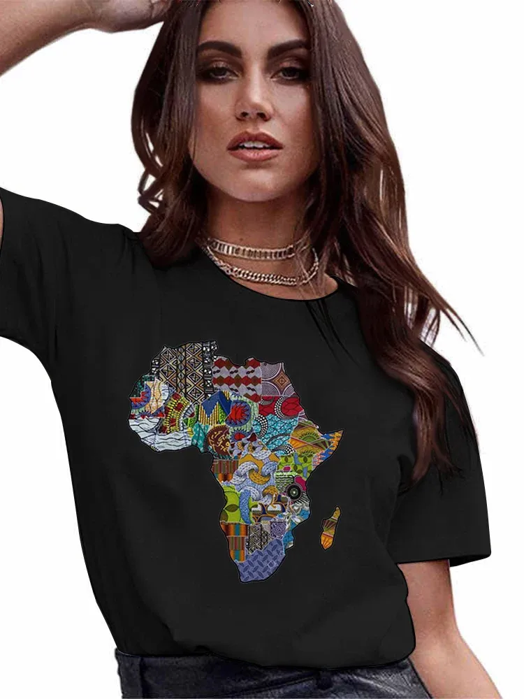 Women's T-shirt Short Sleeve T-Shirts Simple Style Classic Style Printing display picture 13