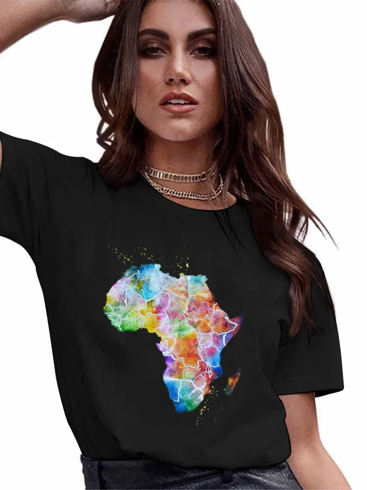 Women's T-shirt Short Sleeve T-Shirts Simple Style Classic Style Printing display picture 14