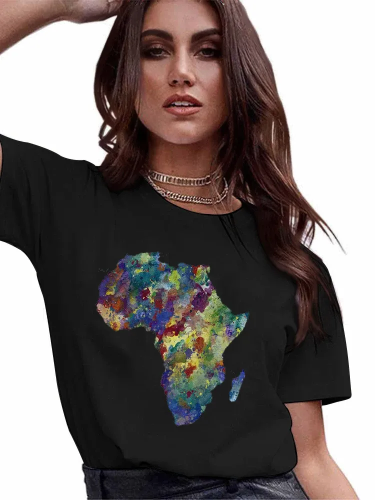 Women's T-shirt Short Sleeve T-Shirts Simple Style Classic Style Printing display picture 15