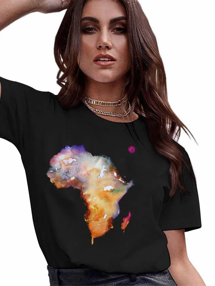 Women's T-shirt Short Sleeve T-Shirts Simple Style Classic Style Printing display picture 17