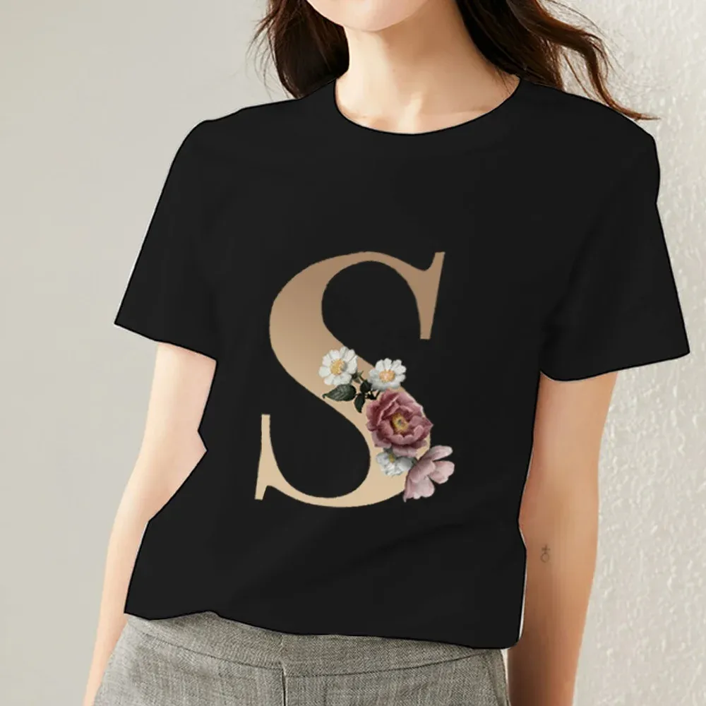 Women's T-shirt Short Sleeve T-Shirts Simple Style Classic Style Letter display picture 19
