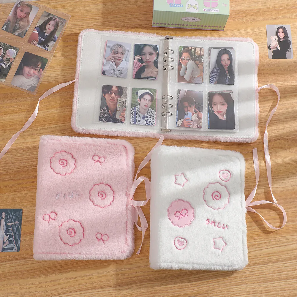 New And New Cute Fish Plate Loose-leaf Album Student Three-inch Polaroid Collection Card Album display picture 9